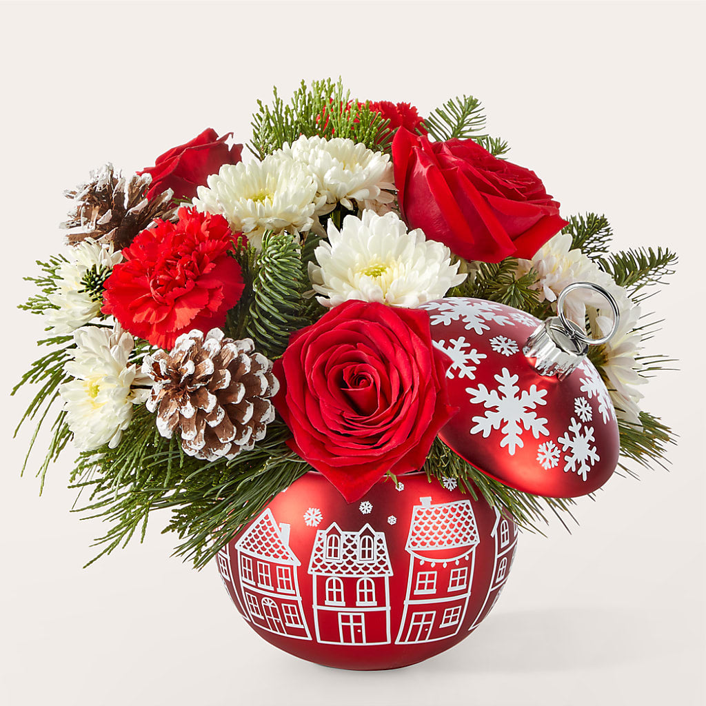 Christmas Village Ornament – Oliver Flower Shop Inc, Pittsburgh PA