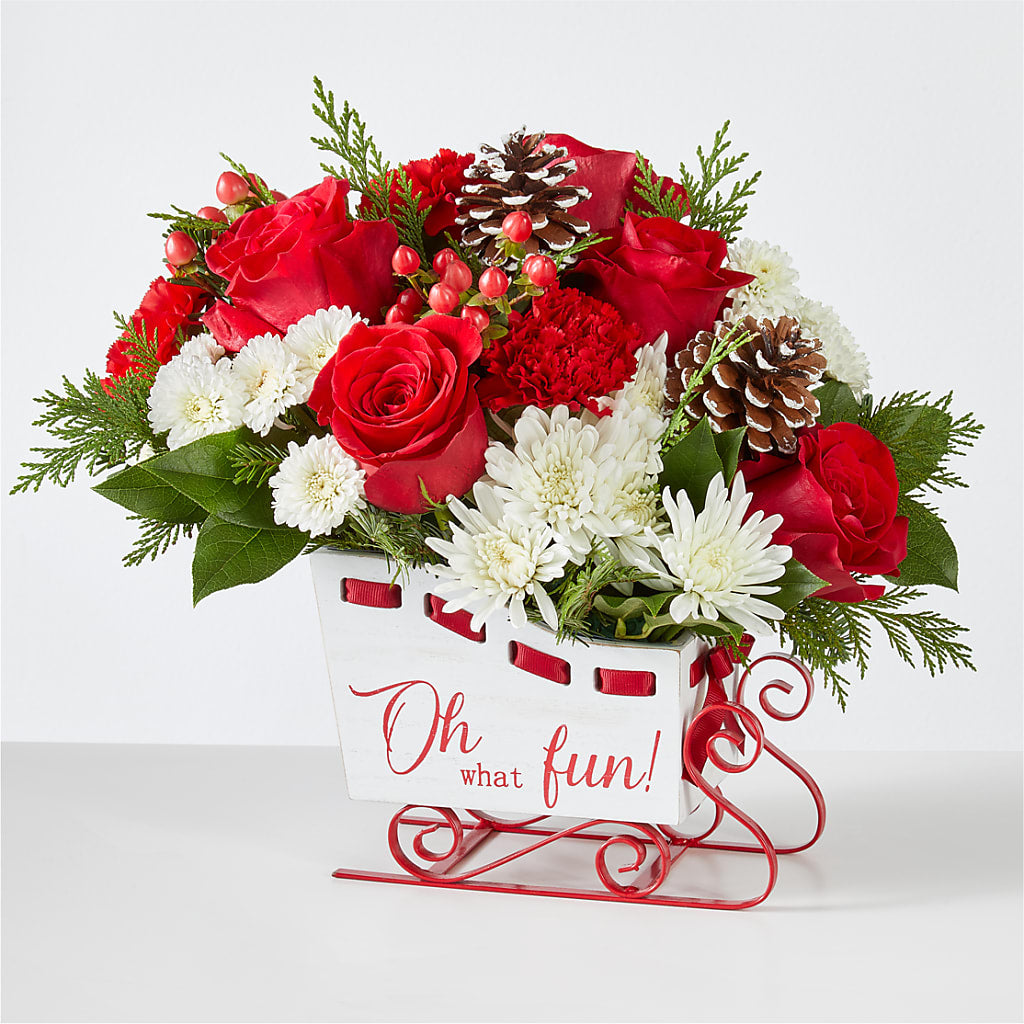 Sleigh Bells Bouquet – Oliver Flower Shop Inc, Pittsburgh PA
