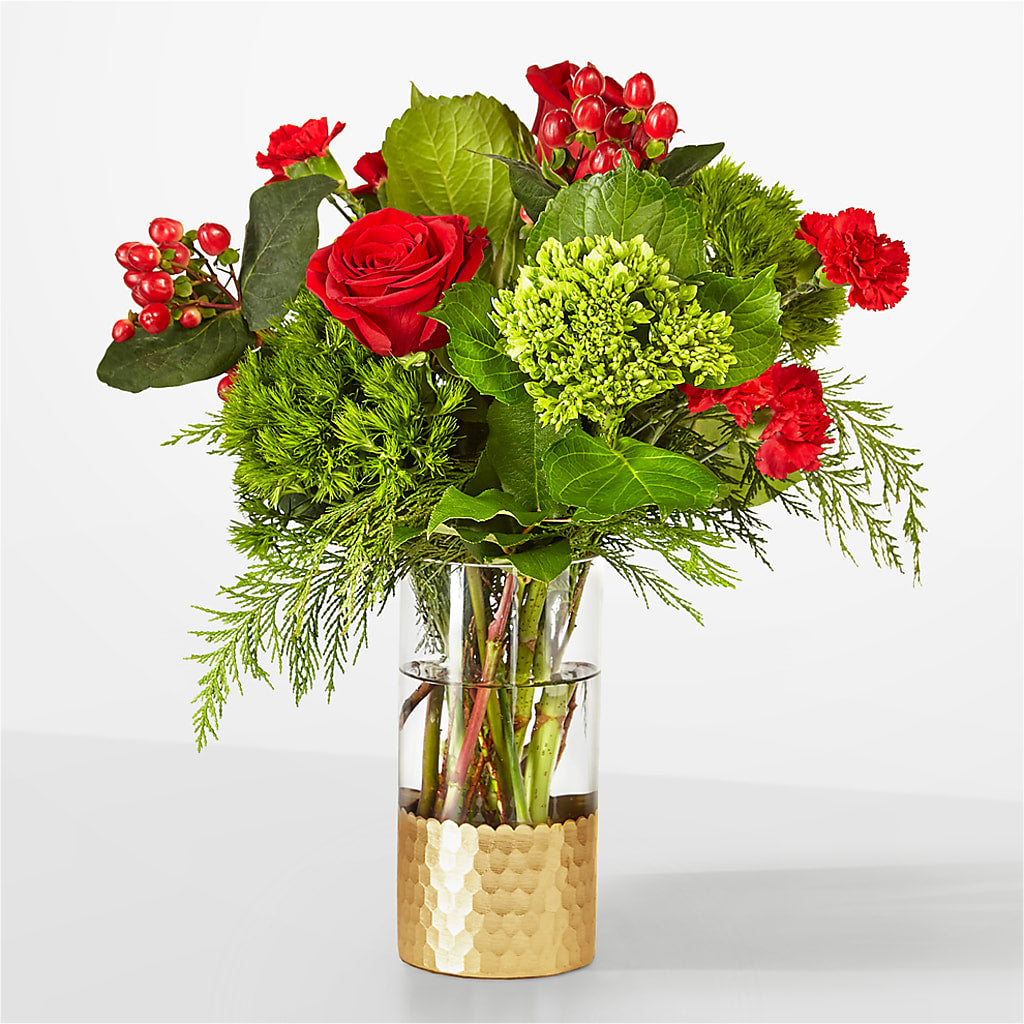 Plaid Throw Bouquet – Oliver Flower Shop Inc, Pittsburgh PA