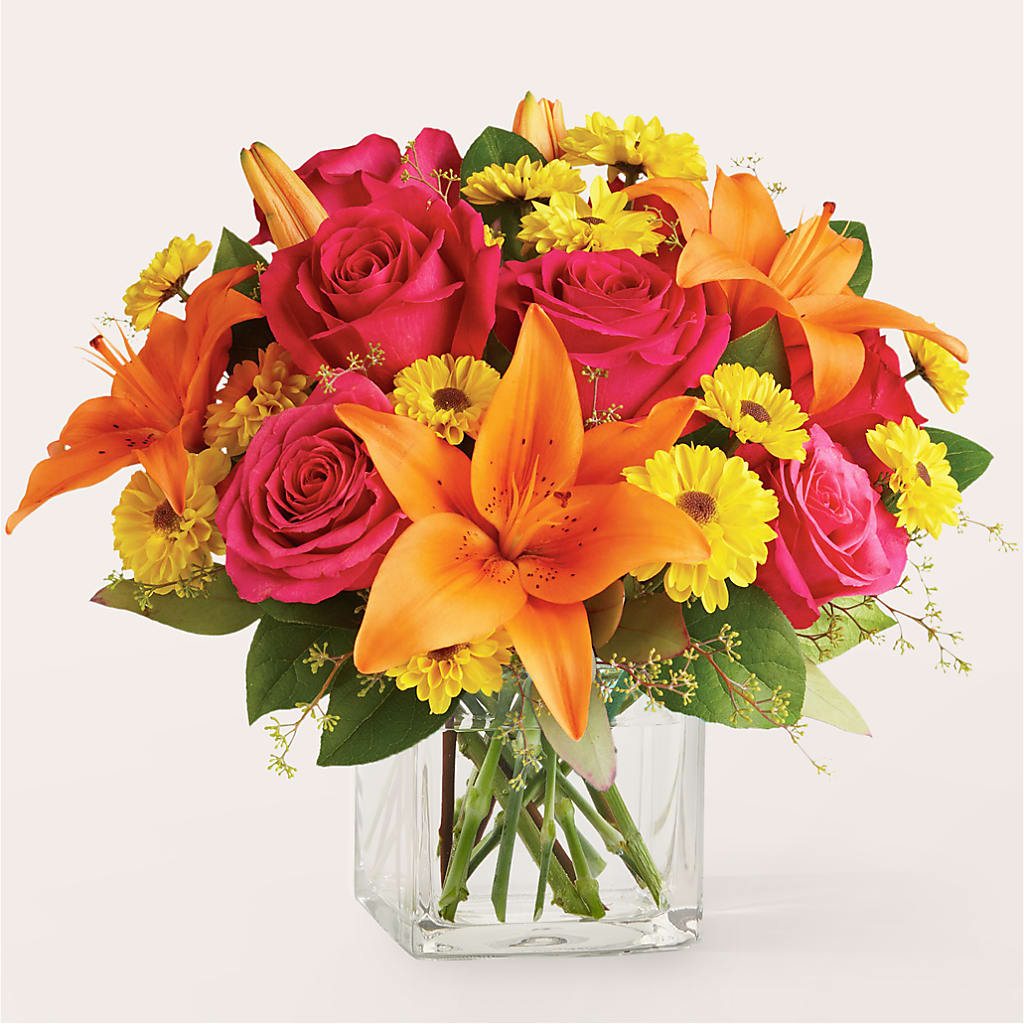 Neon Lights Bouquet – Oliver Flower Shop Inc, Pittsburgh PA