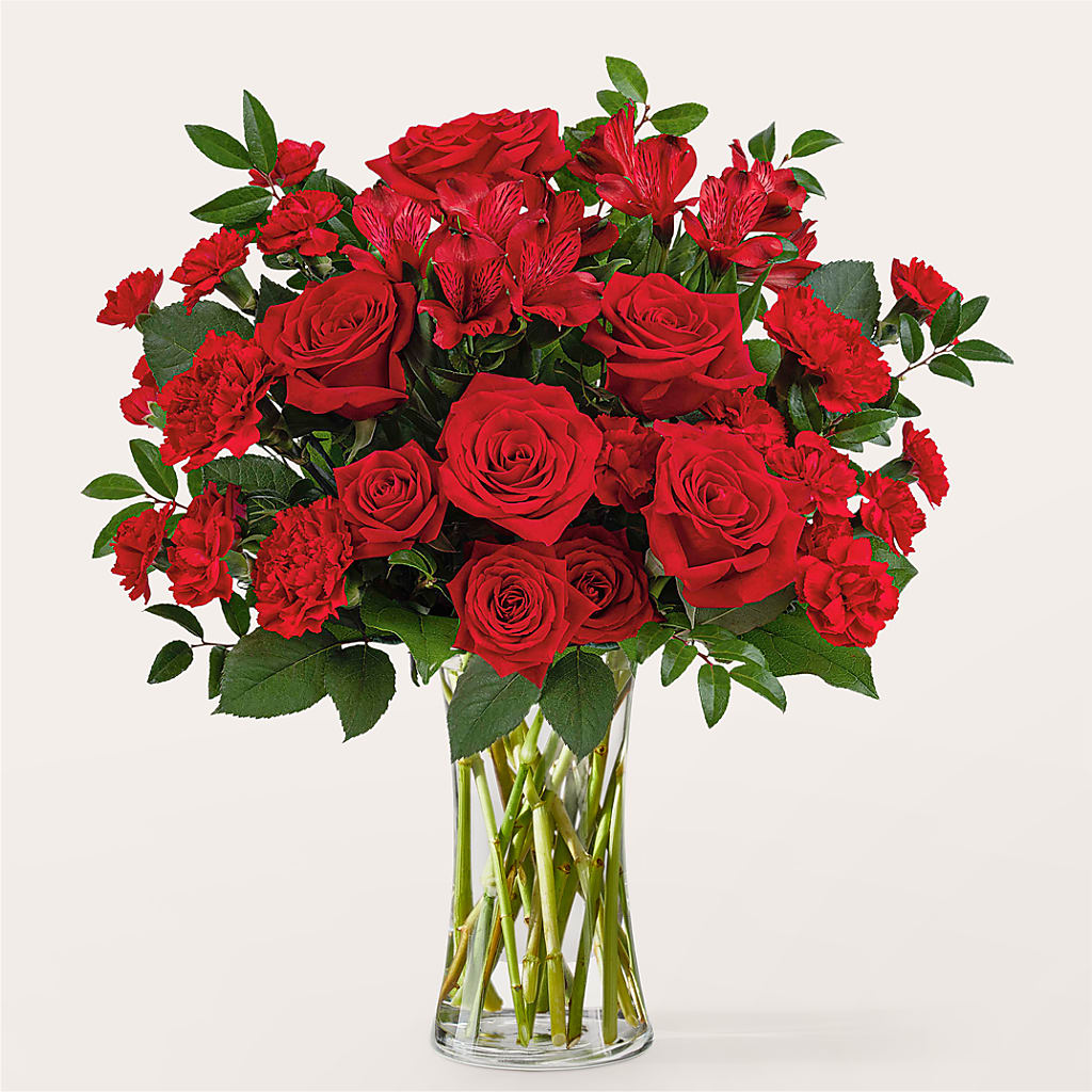 Brilliant Ruby Bouquet – Oliver Flower Shop Inc, Pittsburgh PA