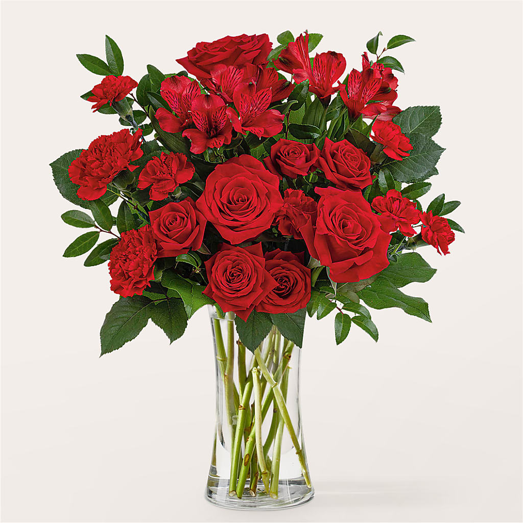 Brilliant Ruby Bouquet – Oliver Flower Shop Inc, Pittsburgh PA