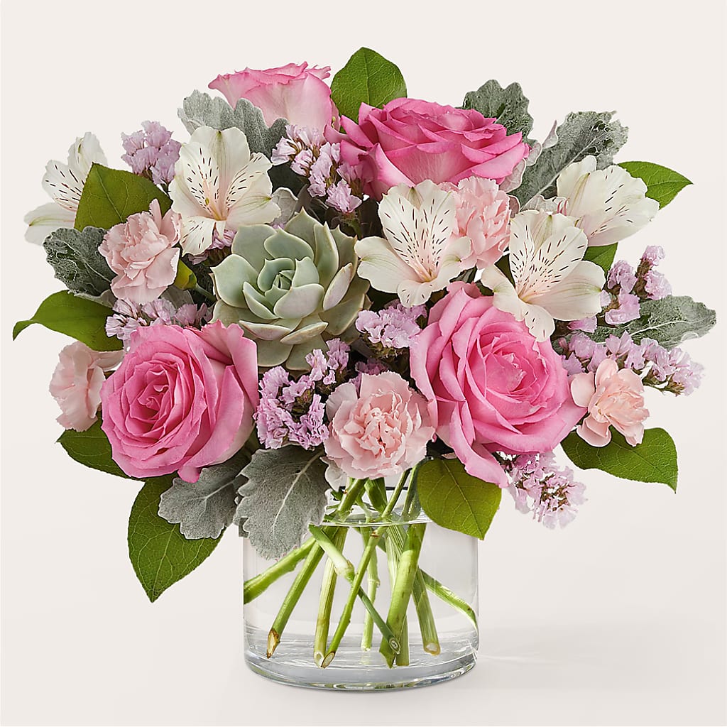 Dusty Rose Bouquet – Oliver Flower Shop Inc, Pittsburgh PA