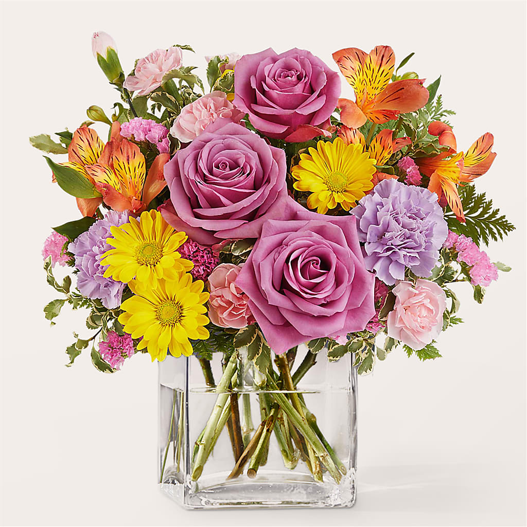 Shades of Happiness Bouquet – Oliver Flower Shop Inc, Pittsburgh PA