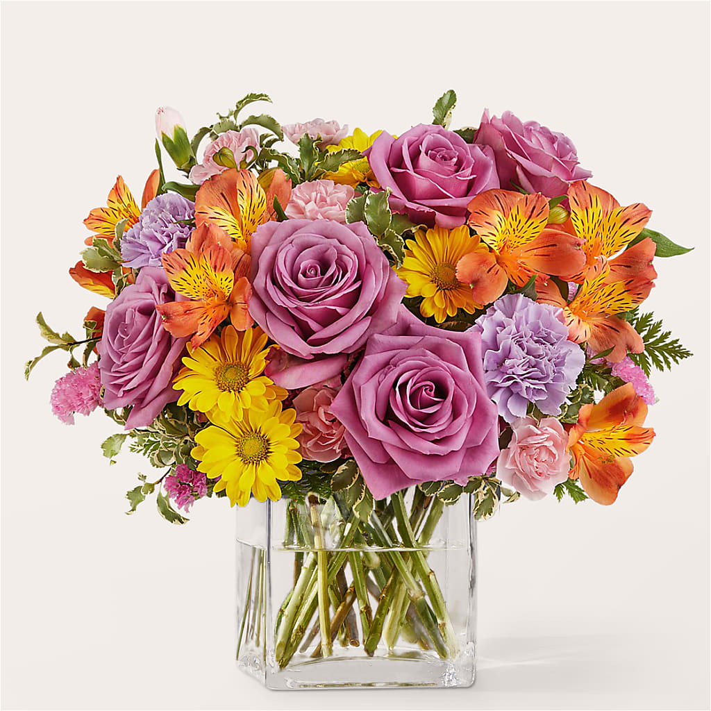 Shades of Happiness Bouquet – Oliver Flower Shop Inc, Pittsburgh PA