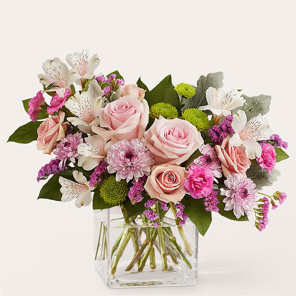 Pink Suede Bouquet – Oliver Flower Shop Inc, Pittsburgh PA