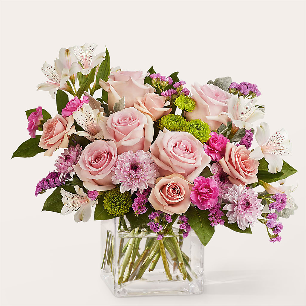 Pink Suede Bouquet – Oliver Flower Shop Inc, Pittsburgh PA