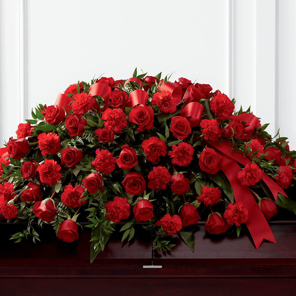 Tribute of Life Casket Spray – Oliver Flower Shop Inc, Pittsburgh PA