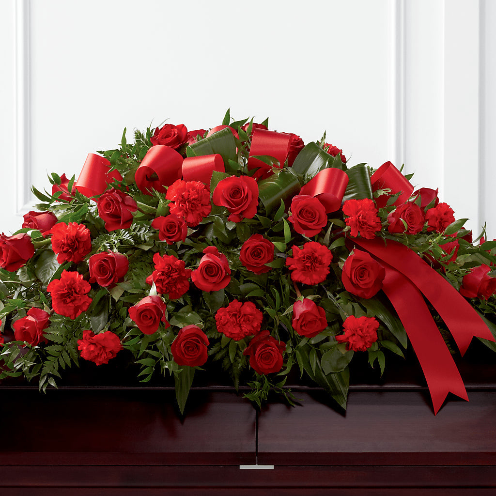 Tribute of Life Casket Spray – Oliver Flower Shop Inc, Pittsburgh PA