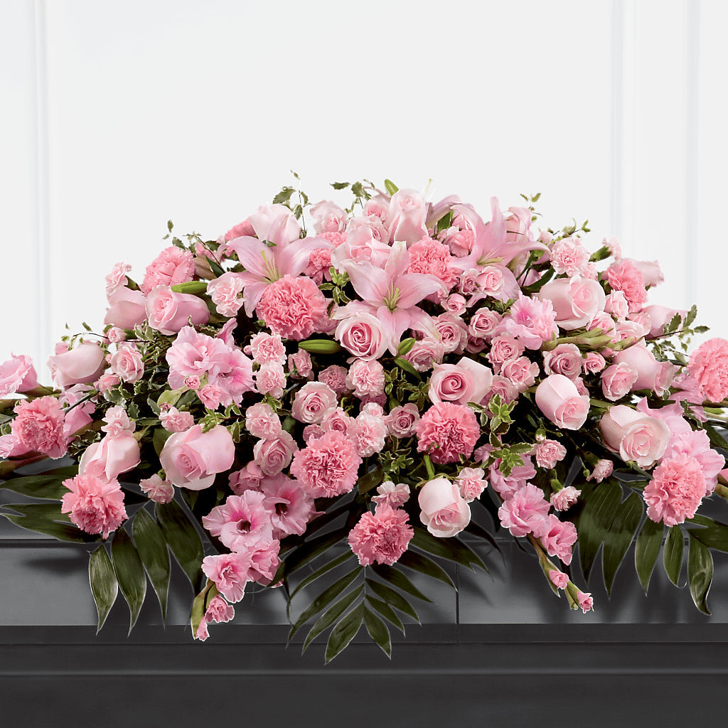Garden of Comfort Casket Spray (Standard) – Oliver Flower Shop Inc, Pittsburgh PA