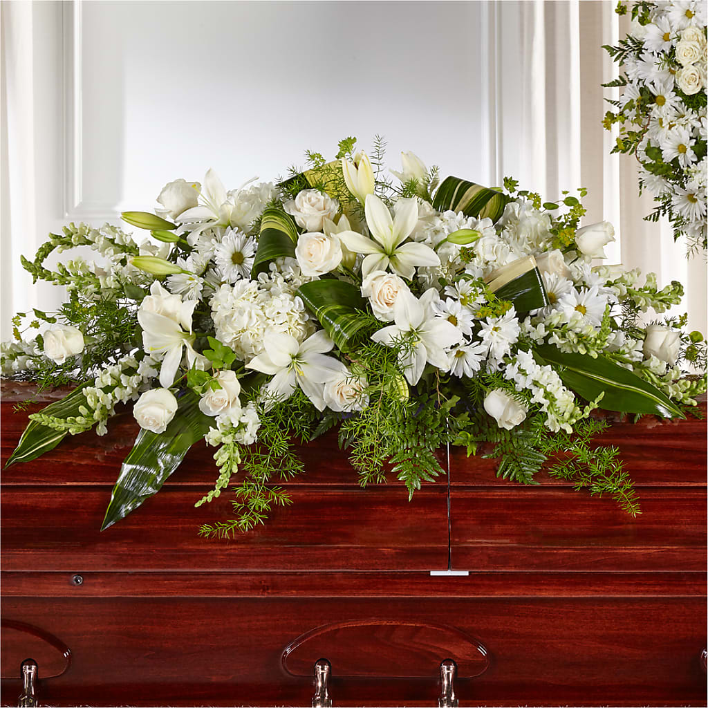 Abundance Casket Spray – Oliver Flower Shop Inc, Pittsburgh PA