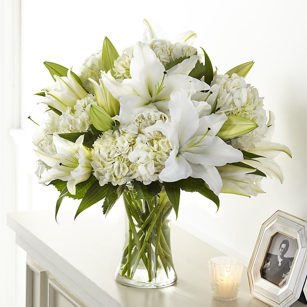 Compassionate Lily Bouquet – Oliver Flower Shop Inc, Pittsburgh PA