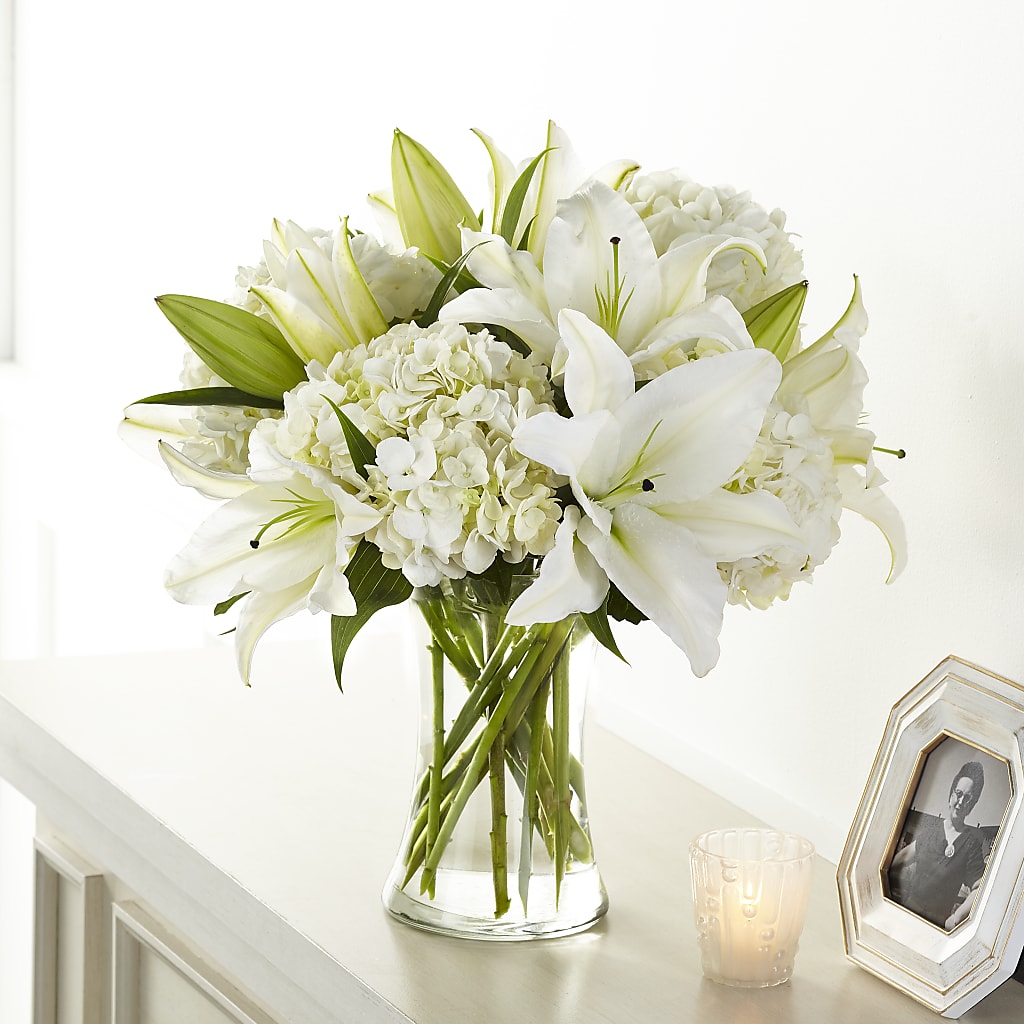 Compassionate Lily Bouquet – Oliver Flower Shop Inc, Pittsburgh PA