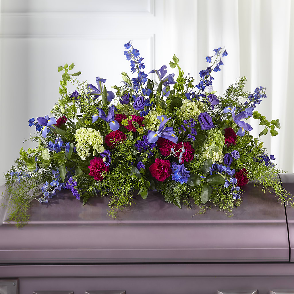 Always Treasured Casket Spray – Oliver Flower Shop Inc, Pittsburgh PA