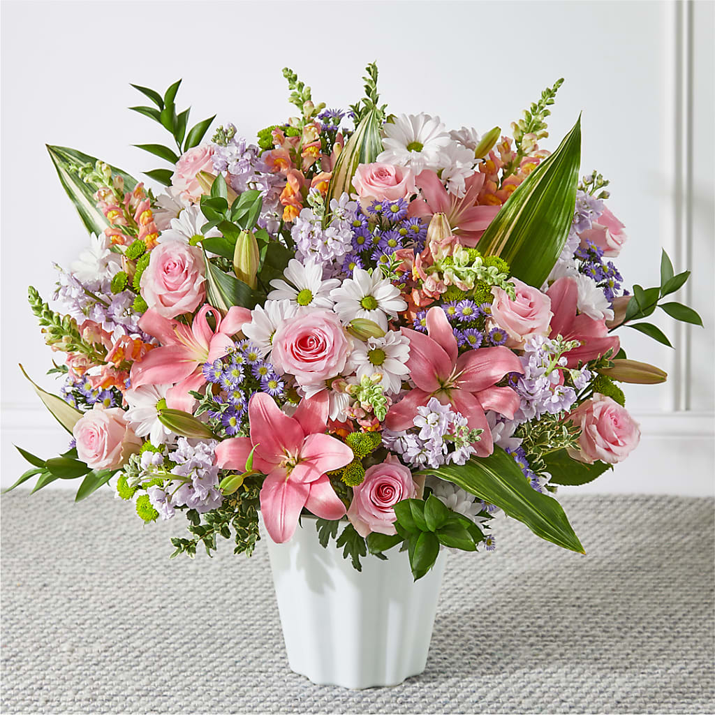 Abundant Compassion Floor Basket – Oliver Flower Shop Inc, Pittsburgh PA