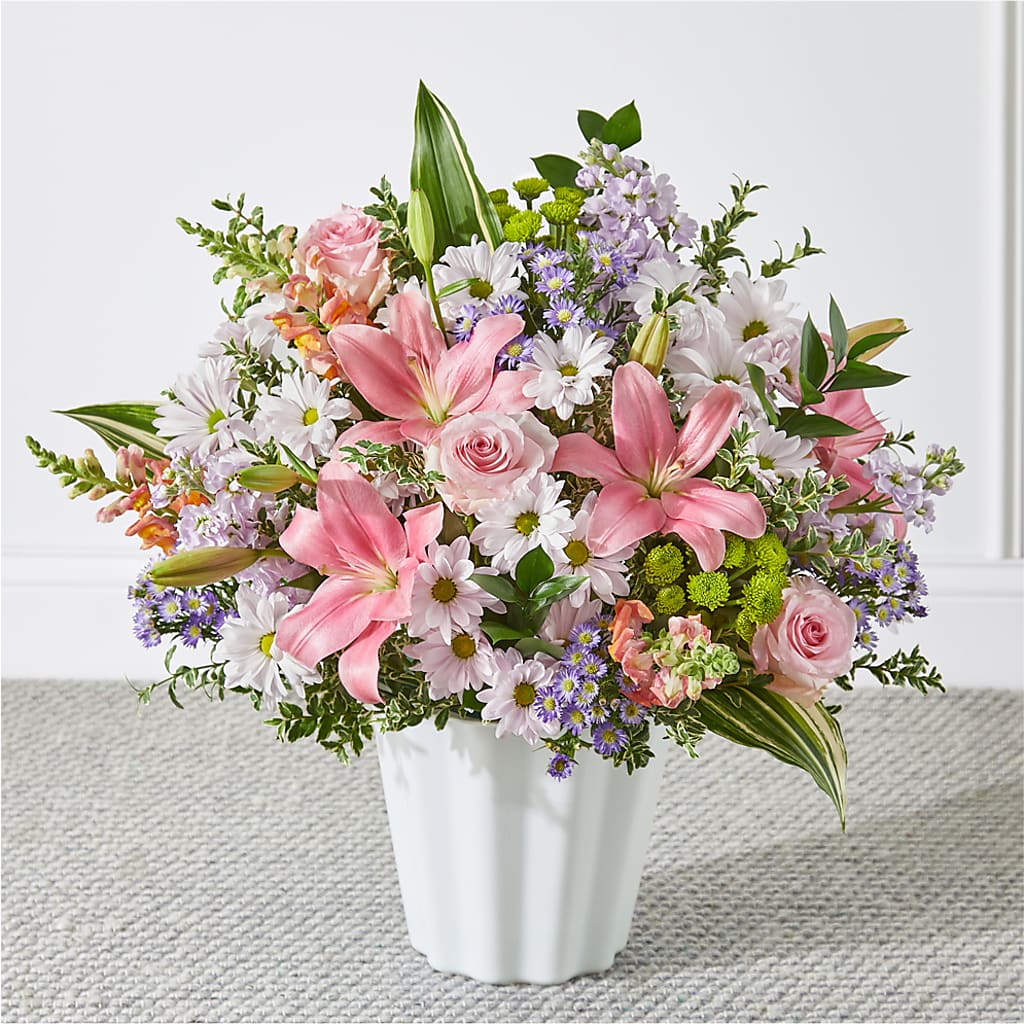 Abundant Compassion Floor Basket – Oliver Flower Shop Inc, Pittsburgh PA