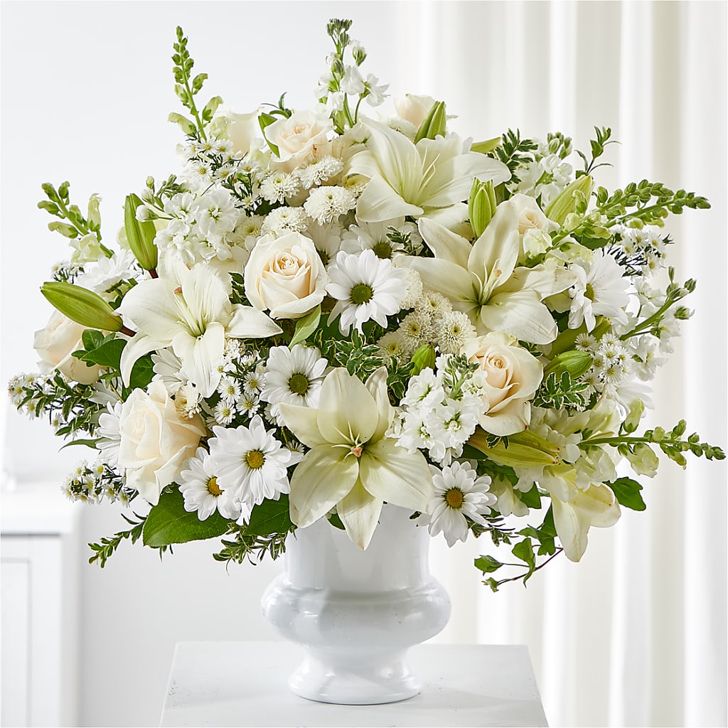 Uplifting Urn Arrangement – Oliver Flower Shop Inc, Pittsburgh PA