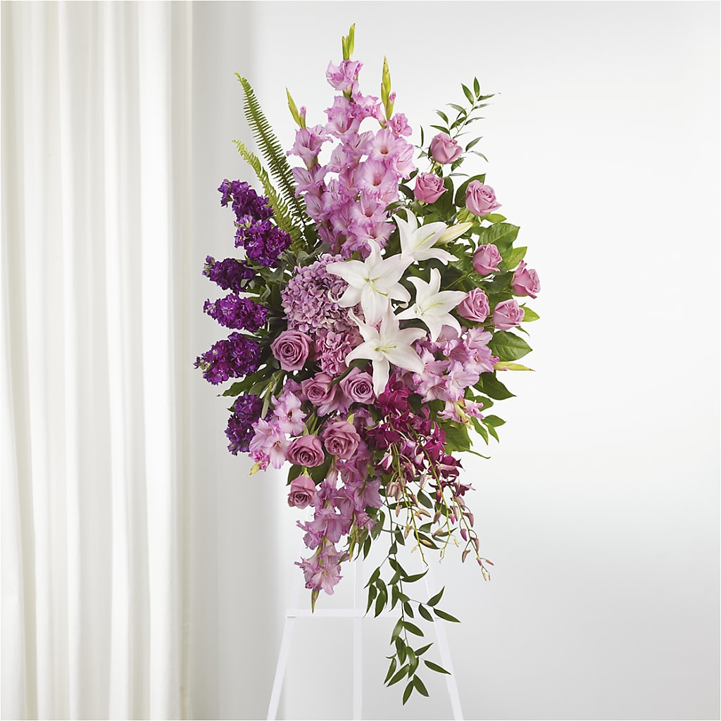 Never Alone Standing Spray – Oliver Flower Shop Inc, Pittsburgh PA