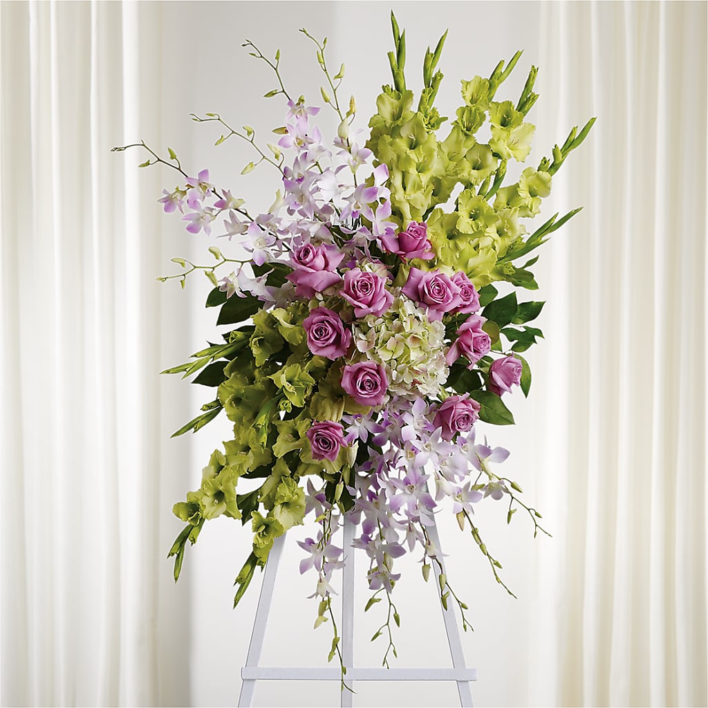 Lasting Legacy Standing Spray – Oliver Flower Shop Inc, Pittsburgh PA