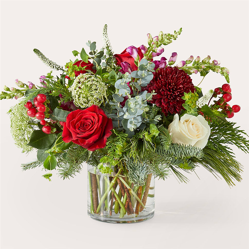 Cranberry Fizz Bouquet – Oliver Flower Shop Inc, Pittsburgh PA