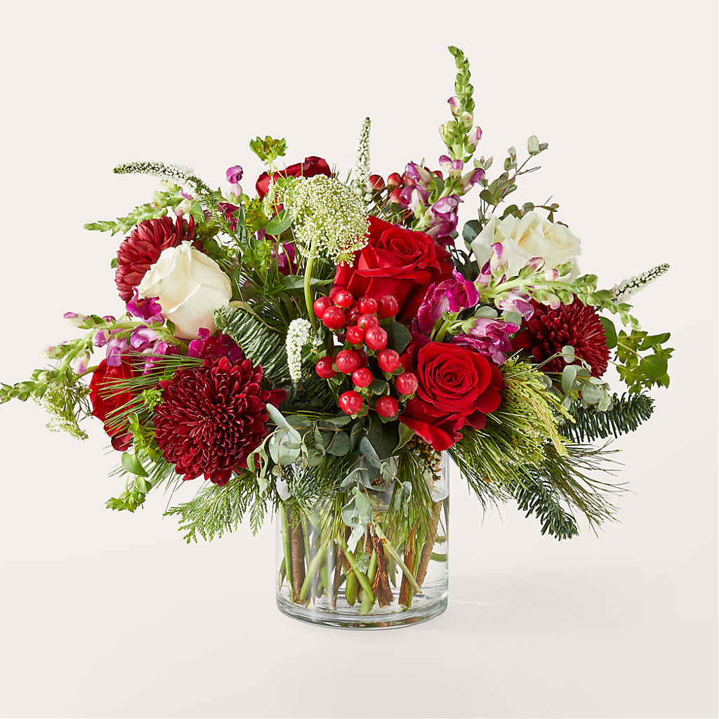 Cranberry Fizz Bouquet – Oliver Flower Shop Inc, Pittsburgh PA
