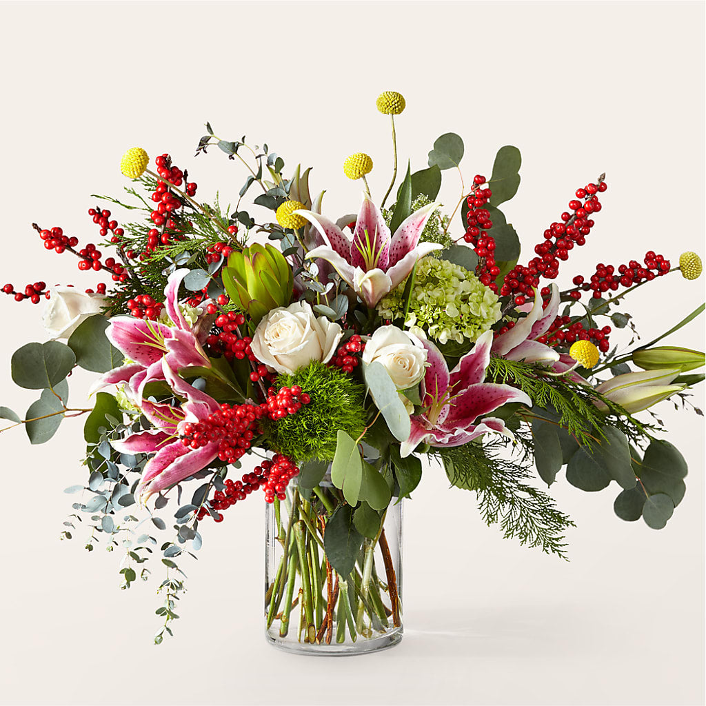 Berry & Bright Bouquet – Oliver Flower Shop Inc, Pittsburgh PA