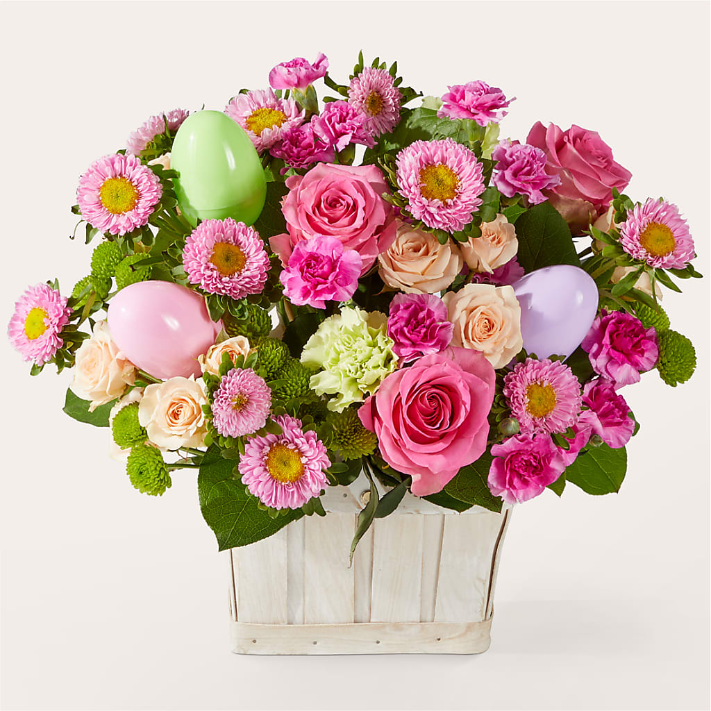 Get Eggcited Basket – Oliver Flower Shop Inc, Pittsburgh PA