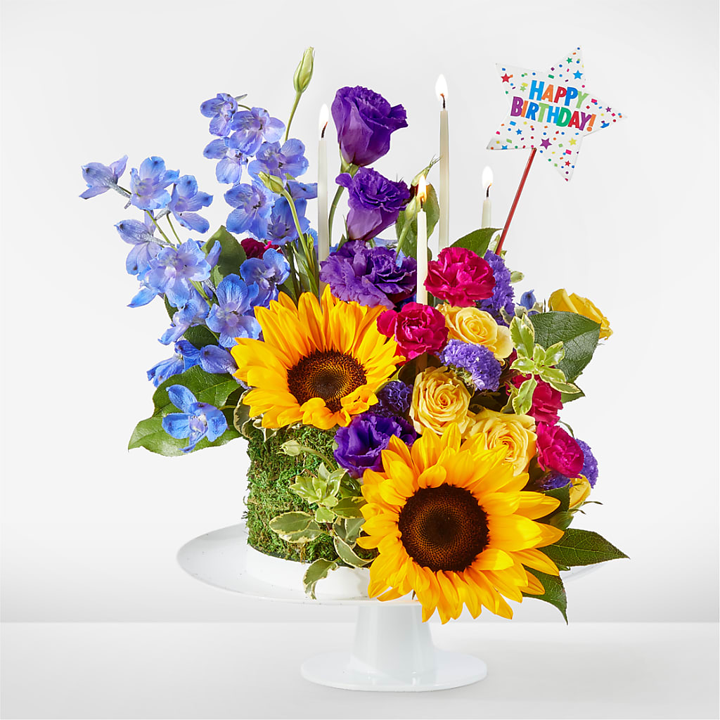 Star of the Day Floral Cake – Oliver Flower Shop Inc, Pittsburgh PA