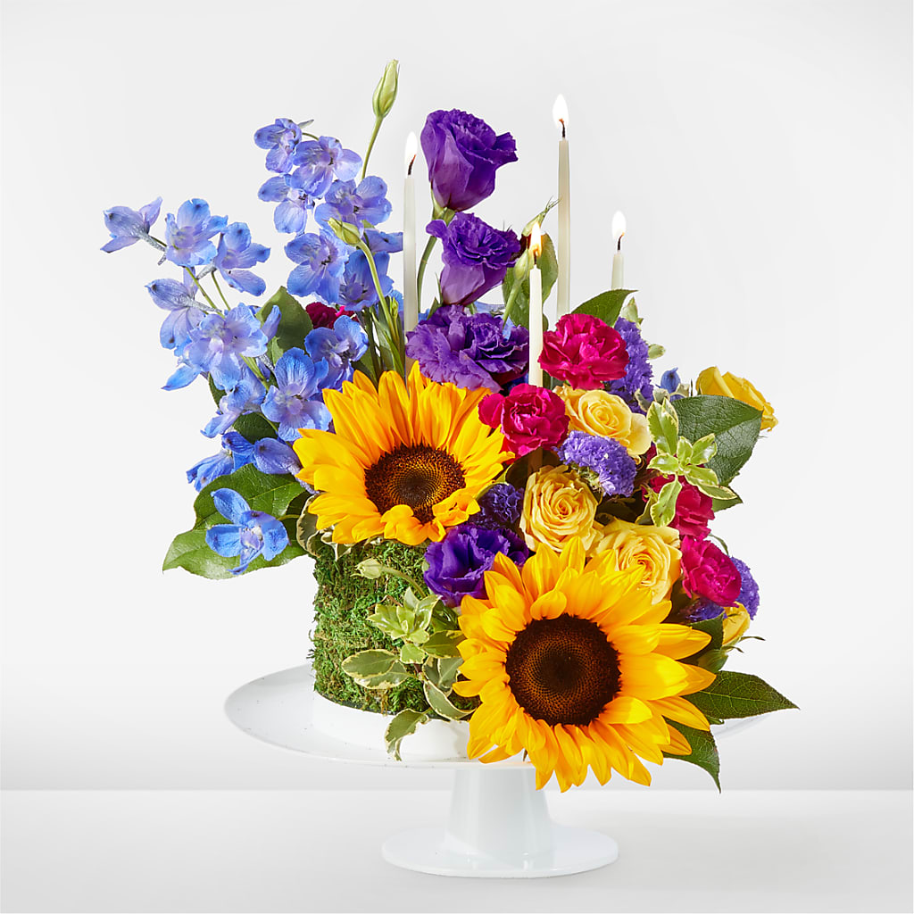 Star of the Day Floral Cake – Oliver Flower Shop Inc, Pittsburgh PA