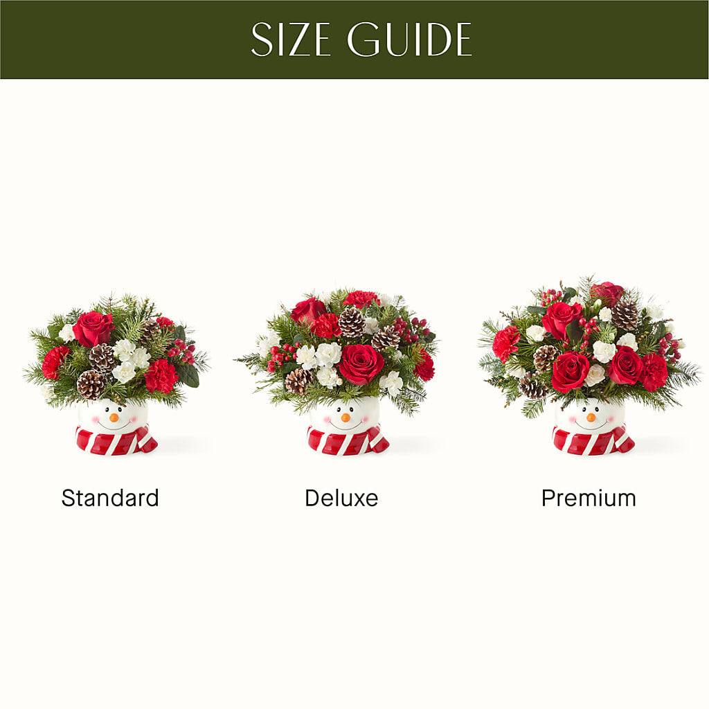 Jolly Snowman Bouquet –  Oliver Flower Shop Inc, Pittsburgh PA