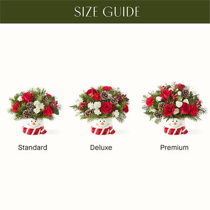 Jolly Snowman Bouquet –  Oliver Flower Shop Inc, Pittsburgh PA