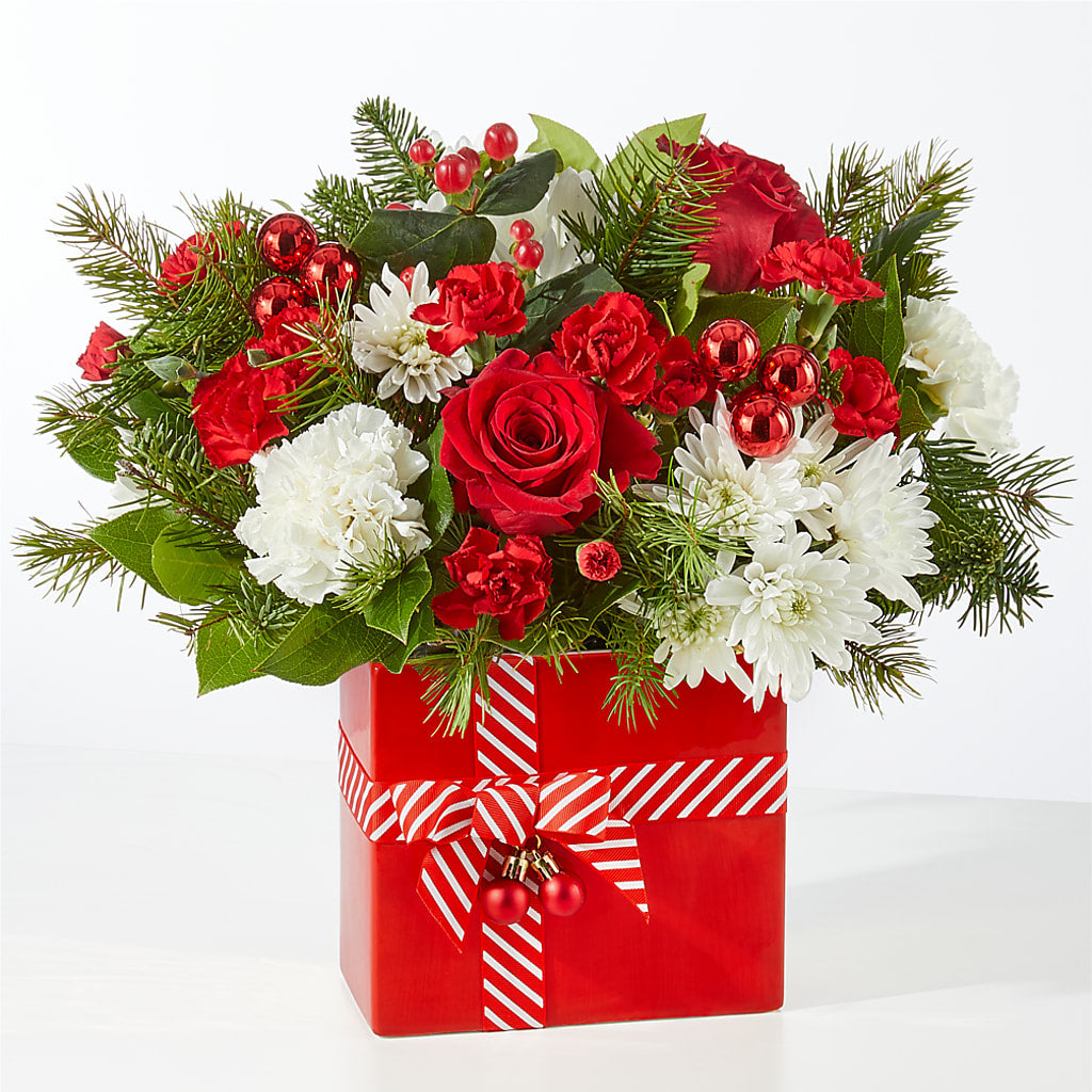 Presents Under the Tree Bouquet –  Oliver Flower Shop Inc, Pittsburgh PA