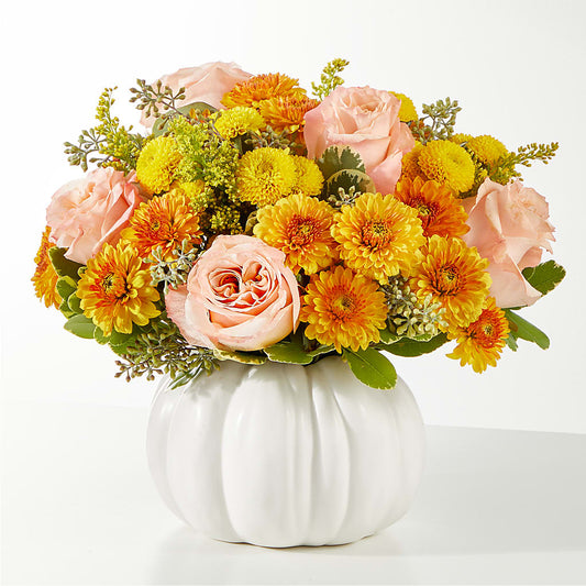 Peachy Pumpkin –  Oliver Flower Shop Inc, Pittsburgh PA