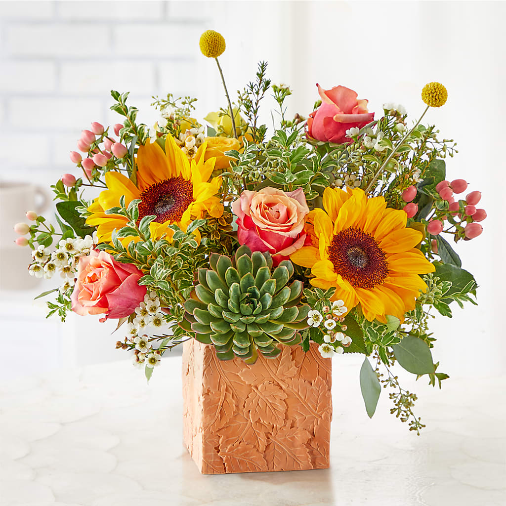 Sunflower Season Bouquet –  Oliver Flower Shop Inc, Pittsburgh PA