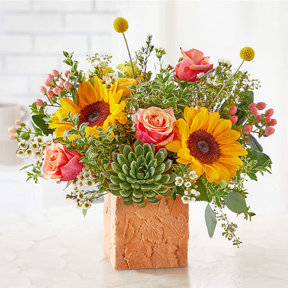 Sunflower Season Bouquet –  Oliver Flower Shop Inc, Pittsburgh PA