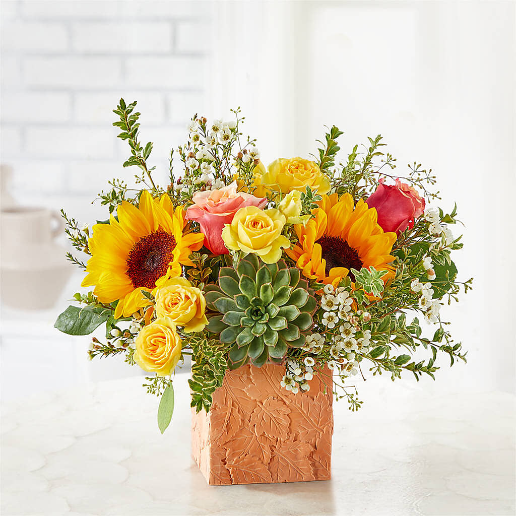 Sunflower Season Bouquet –  Oliver Flower Shop Inc, Pittsburgh PA