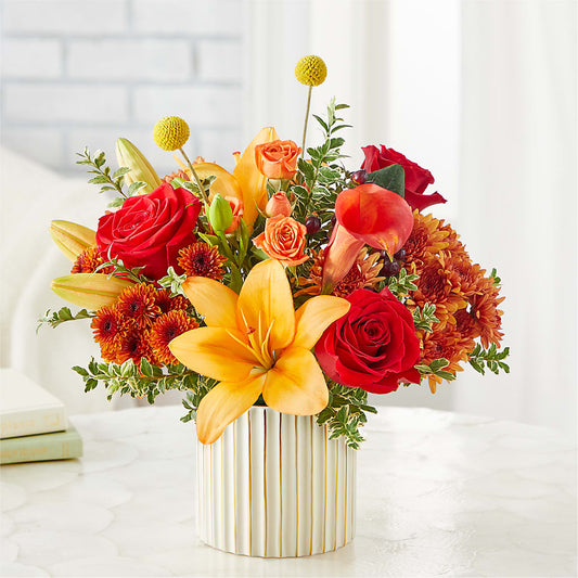 Scarlet Skies Bouquet –  Oliver Flower Shop Inc, Pittsburgh PA