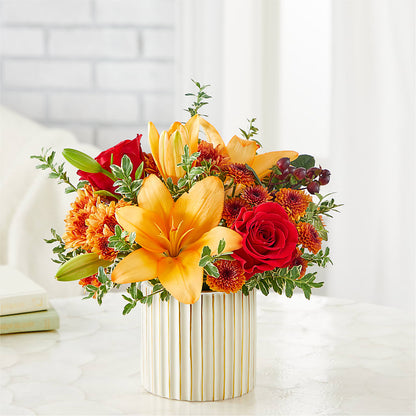 Scarlet Skies Bouquet –  Oliver Flower Shop Inc, Pittsburgh PA