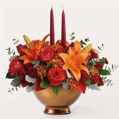 Fruits of Fall Centerpiece –  Oliver Flower Shop Inc, Pittsburgh PA