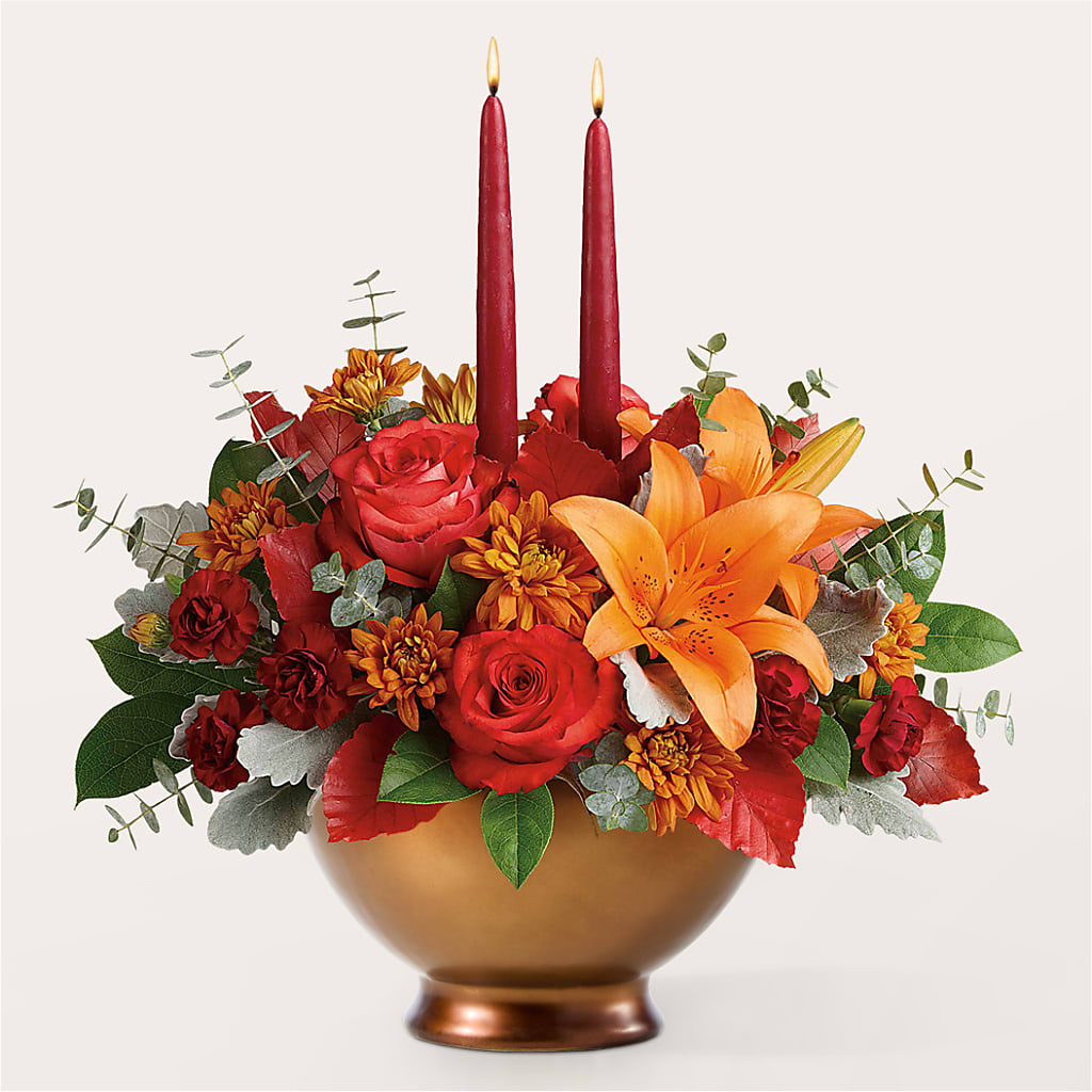 Fruits of Fall Centerpiece –  Oliver Flower Shop Inc, Pittsburgh PA