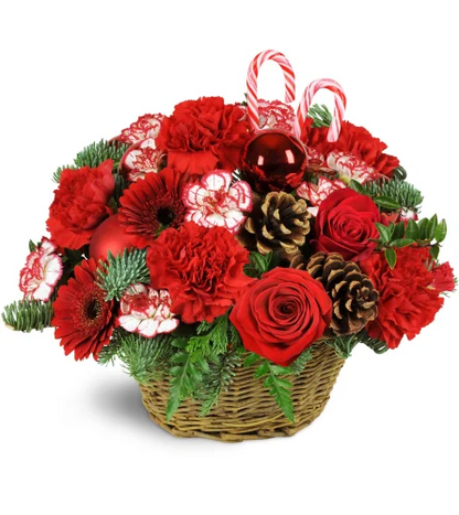 Basket Full of Christmas Time