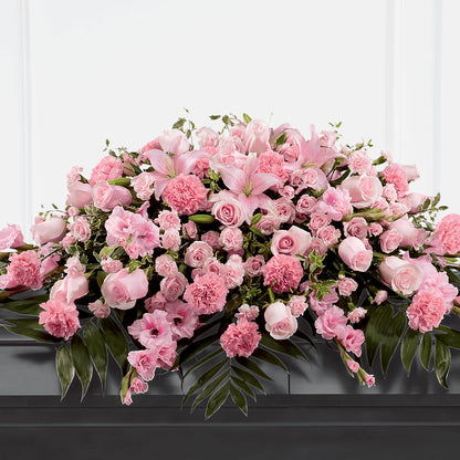 Garden of Comfort Casket Spray (Standard) –  Oliver Flower Shop Inc, Pittsburgh PA