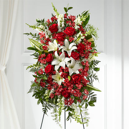 Everlasting Memory Standing Spray –  Oliver Flower Shop Inc, Pittsburgh PA