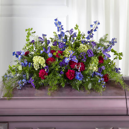 Always Treasured Casket Spray –  Oliver Flower Shop Inc, Pittsburgh PA