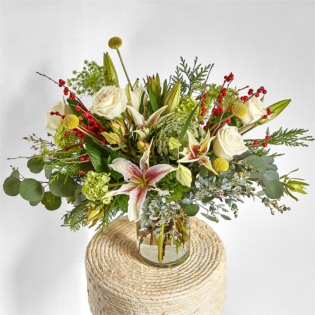 Berry & Bright Bouquet –  Oliver Flower Shop Inc, Pittsburgh PA