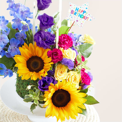 Star of the Day Floral Cake –  Oliver Flower Shop Inc, Pittsburgh PA