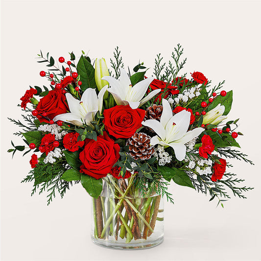 Best in Snow Bouquet –  Oliver Flower Shop Inc, Pittsburgh PA
