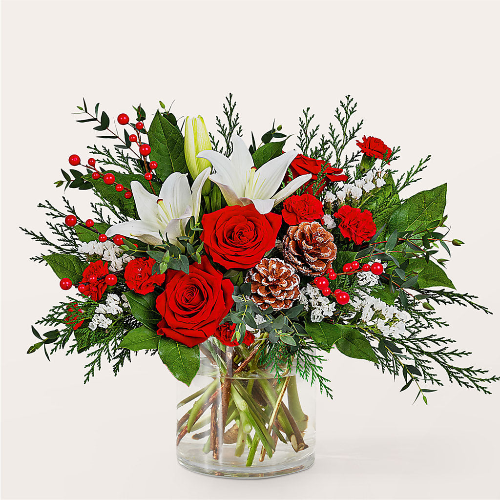 Best in Snow Bouquet –  Oliver Flower Shop Inc, Pittsburgh PA